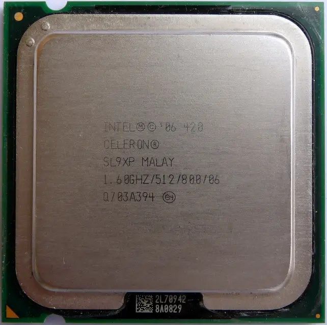 Процессор Intel Celeron 420 1.60GHz/512/800 (SL9XP) s775, tray