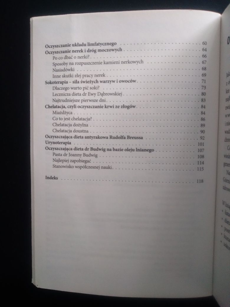 Kuracje oczyszczające- Jadwiga Górnicka