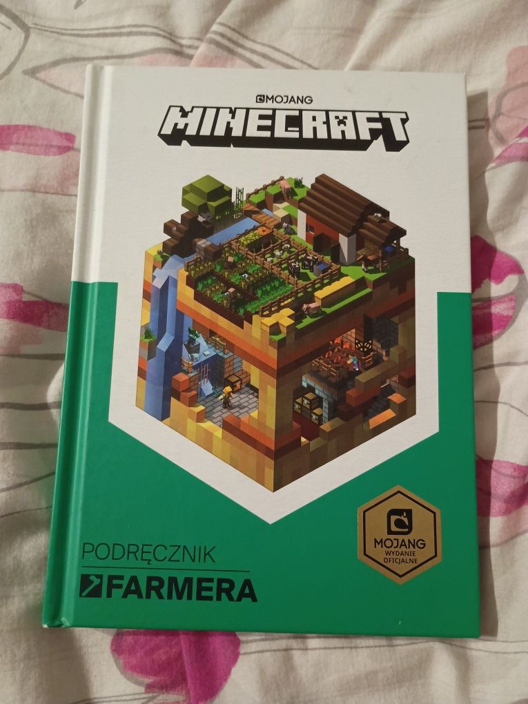 3 książki z Minecraft mojang