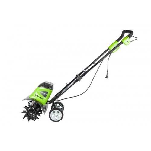 Культиватор електричний Greenworks GTL9526, мотоблок электрический
