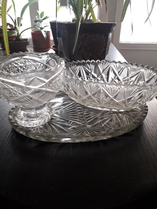 Набор из товстого скла