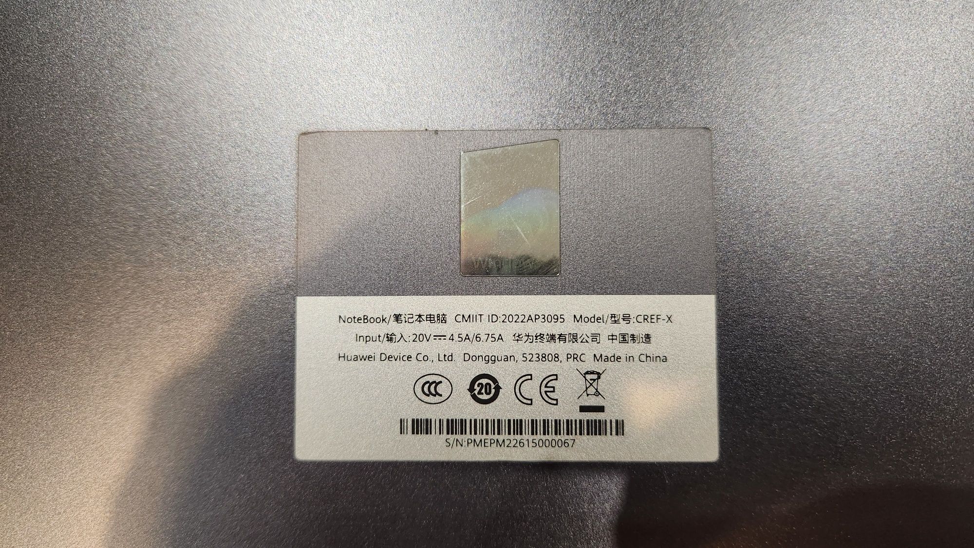 Laptop Huawei MateBook 16s i7-12700H/16GB/1TB SSD