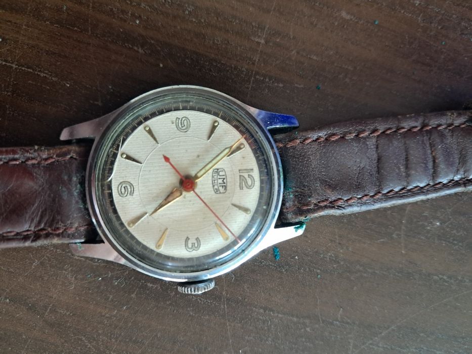 Zegarek UMF Ruhla vintage – nie działa, dla kolekcjonera