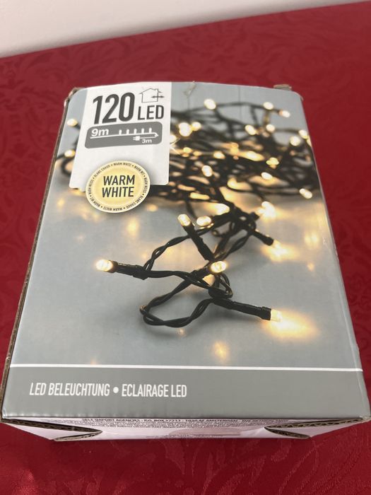 Luzes de natal 120 leds