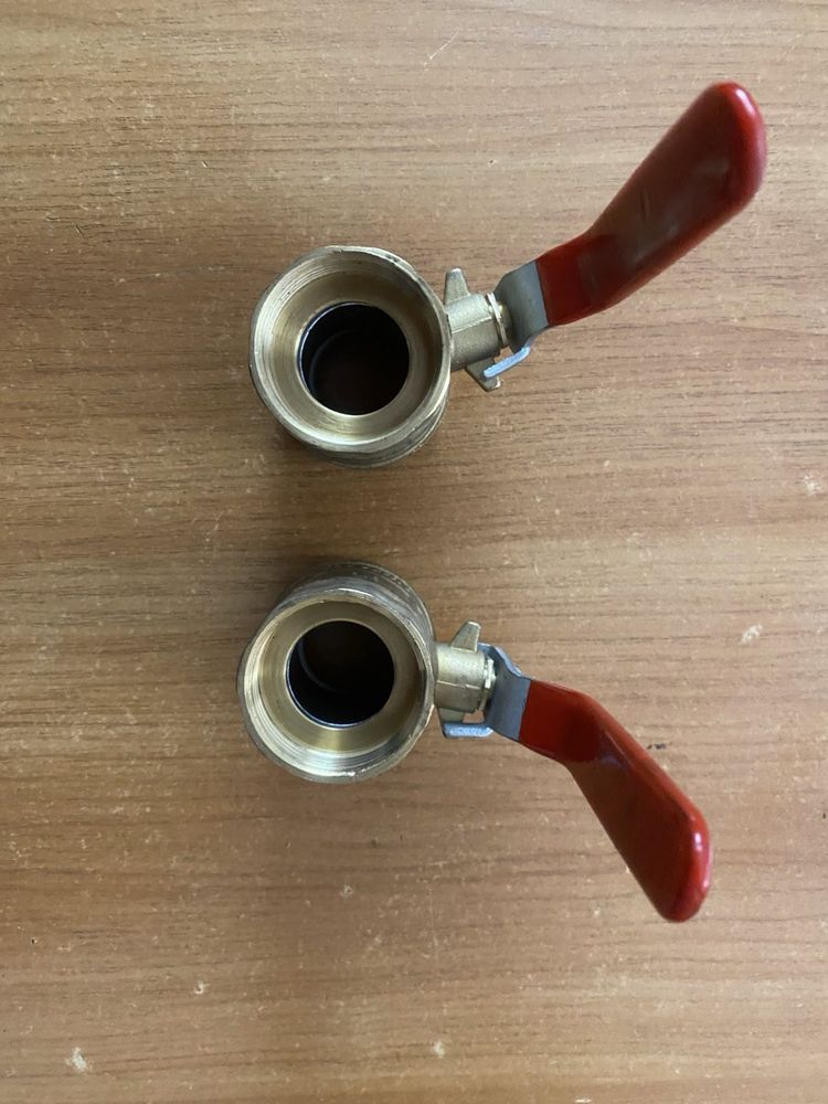 Кран кульковий 1 1/4ʼʼDN32 PN25 з латуні RS