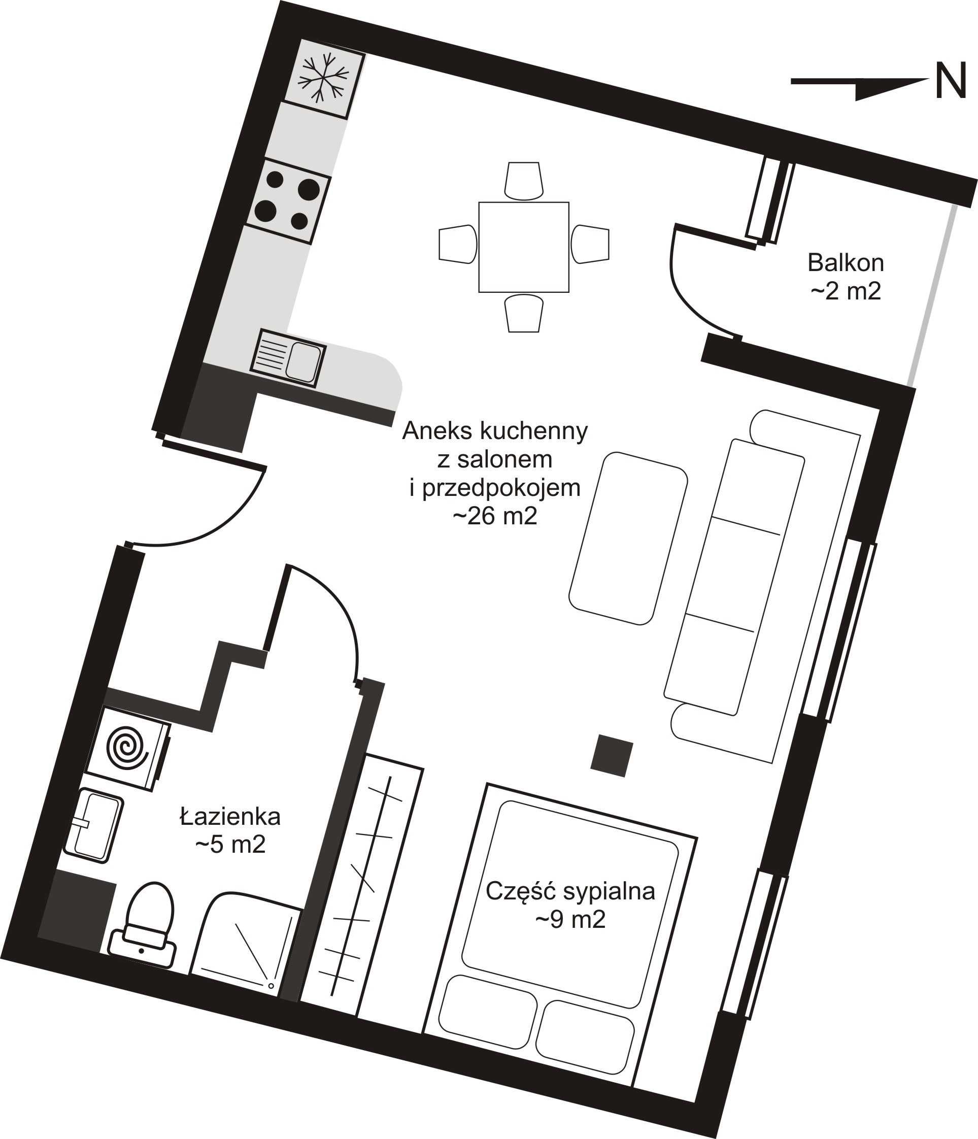 Sprzedam mieszkanie bezpośrednio 39,77 m2 w Julianowie/Józefosławiu