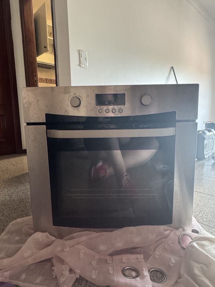 Forno e plaxa usados