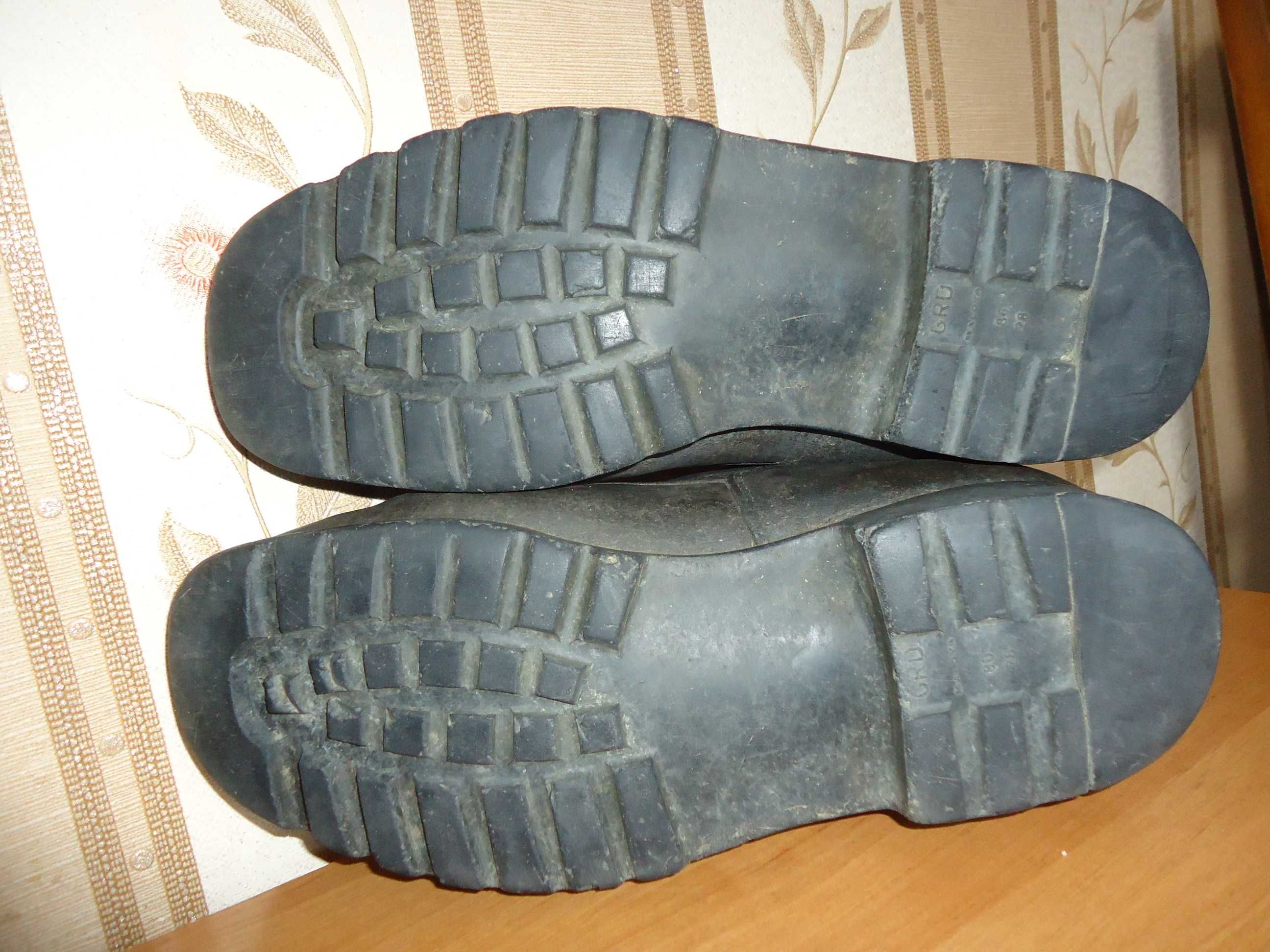 Горные, армейские, рабочие, кожаные ботинки, размер 41(27)