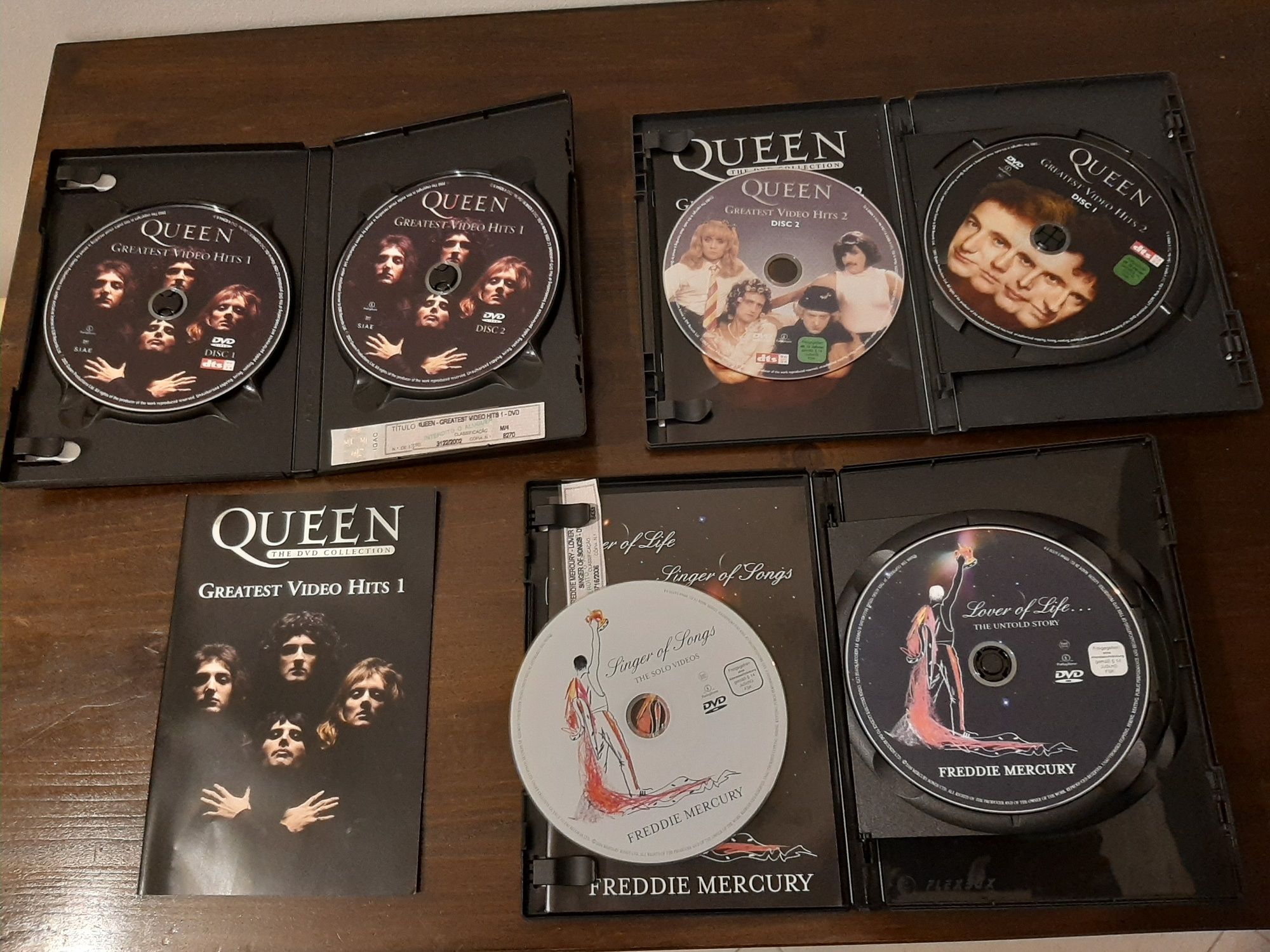 Dvd Pet Shop Boys Madonna girlie show  Queen Freddie Mercury DVD