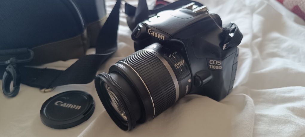 Canon EOS 1100D + lente 18-55mm