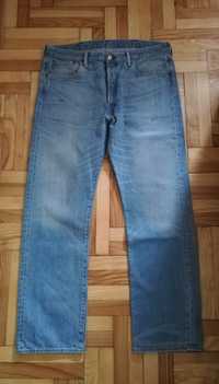 jeansy męskie Levi's 501 W38 L32 guziki