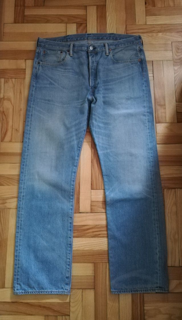 jeansy męskie Levi's 501 W38 L32 guziki