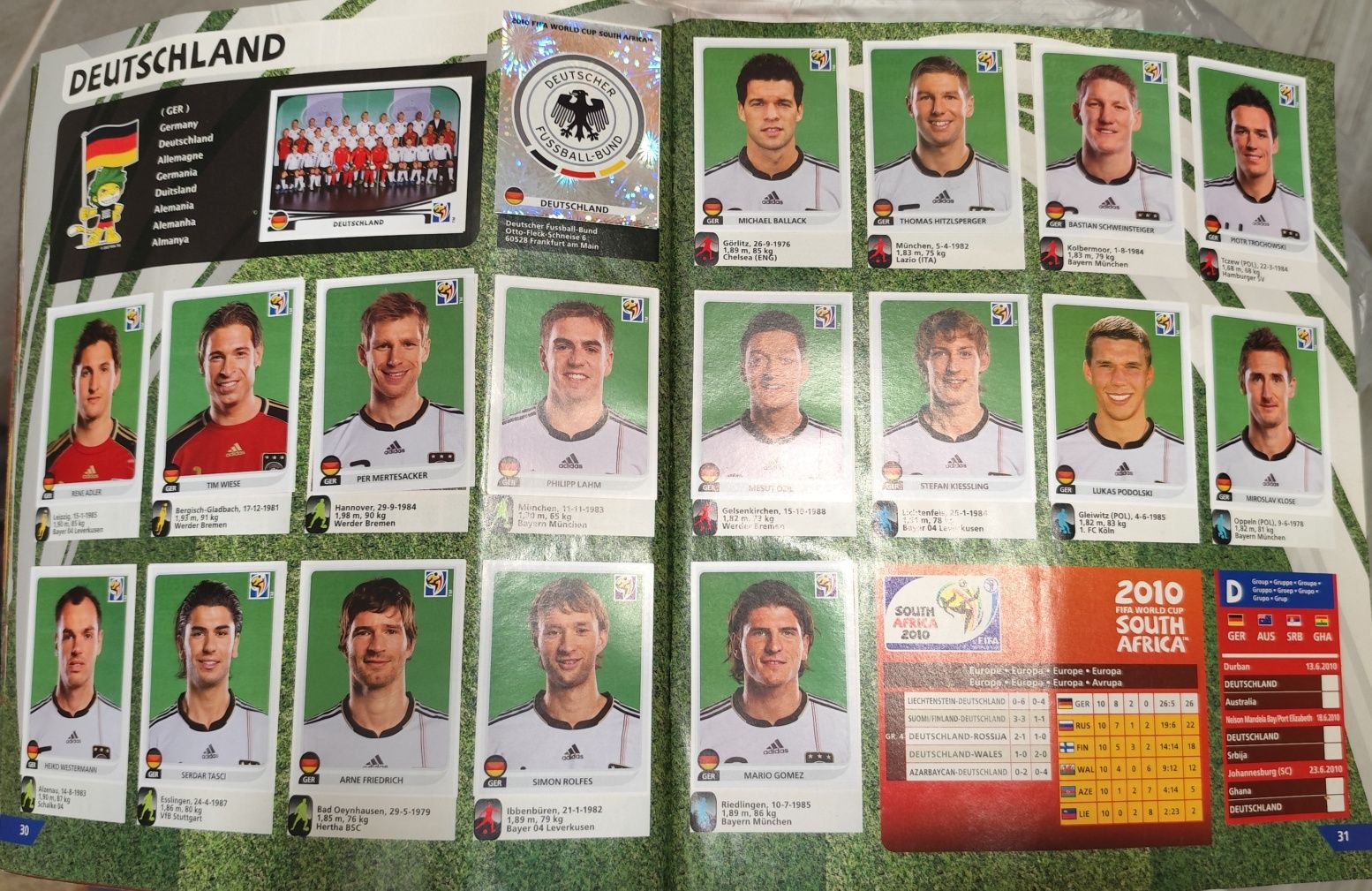 Caderneta Cromos Mundial Sul África 2010