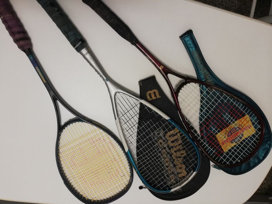 Raquetes de squash