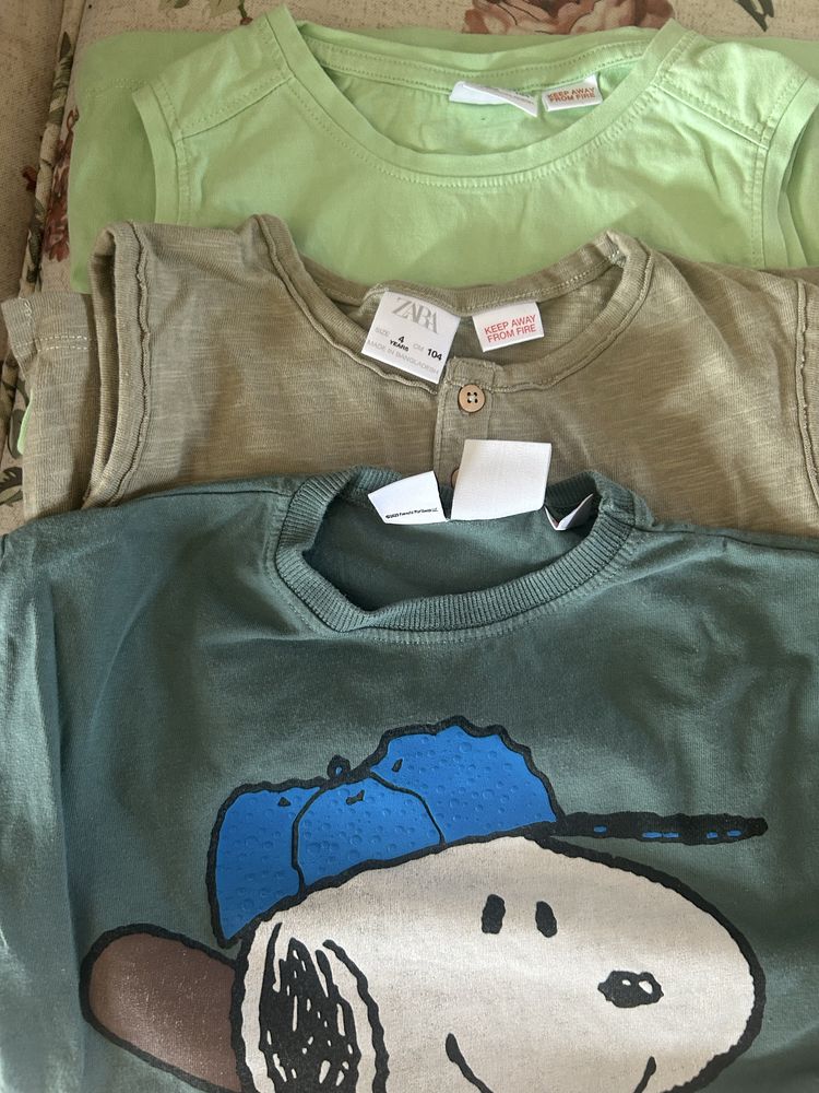 T shirt spodenki zara r. 4-5 lat