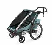 Przyczepka rowerowa dla dzieci Thule Chariot Cross1 Alaska + dodatki