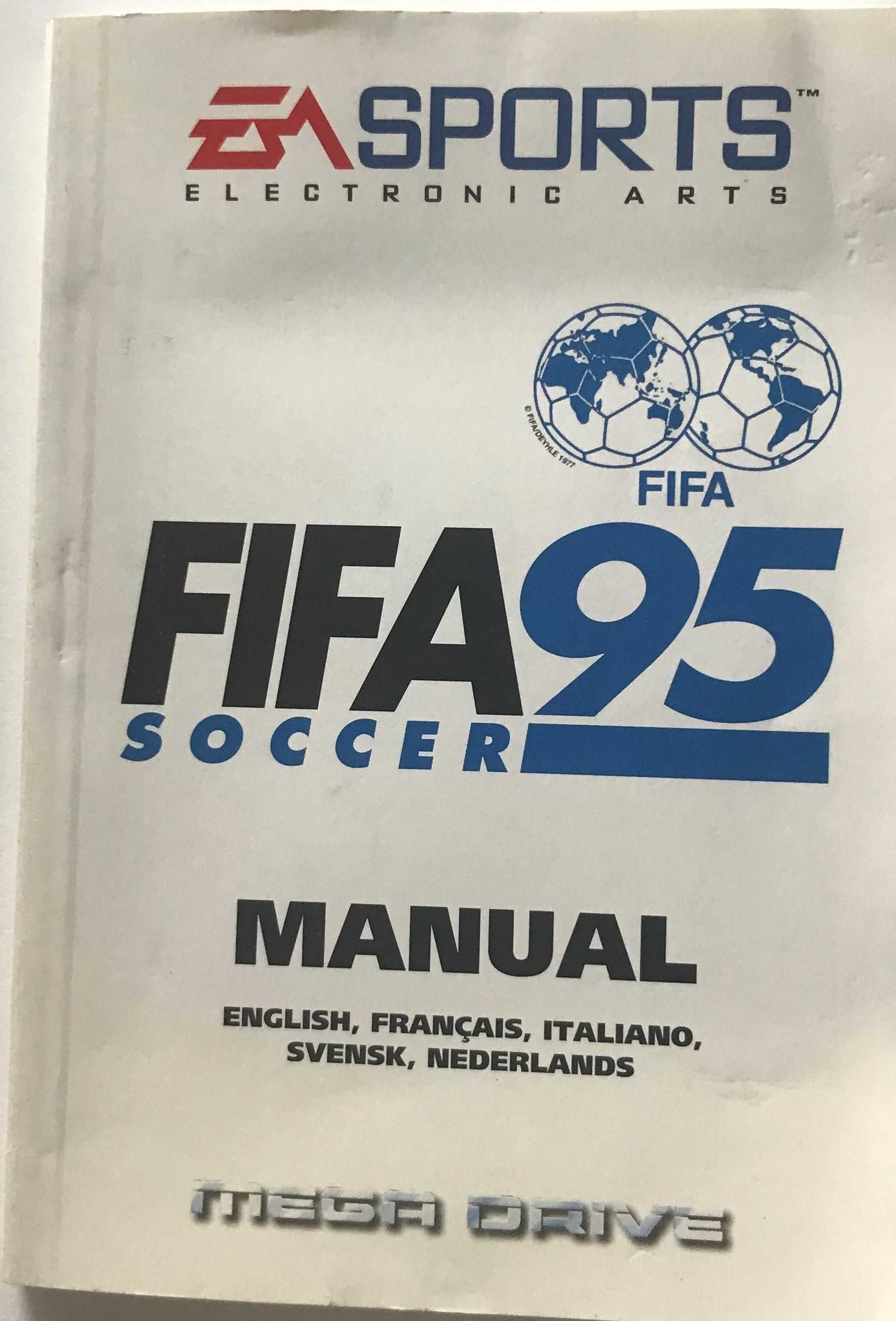 Jogo SEGA MEGADRIVE "FIFA 95 Soccer" Original e Completo / 1994