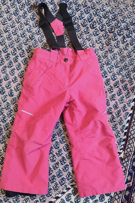 Spodnie ocieplane na zimę na śnieg i wiatr ciepłe dla dzieci