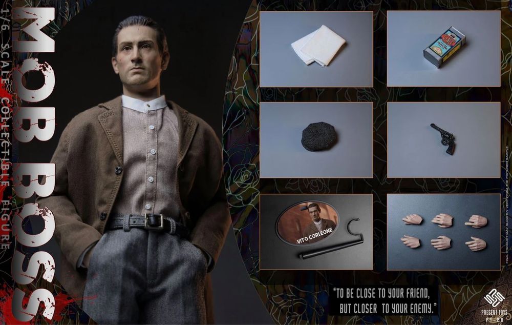 Фигурка 1/6 The Godfather 2 молодой Вито present toys тип hot toys