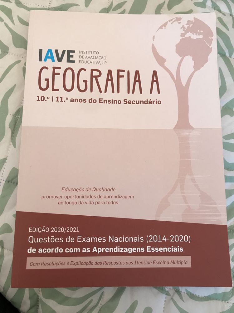 Questões de exames Nacionais IAVE Geografia A