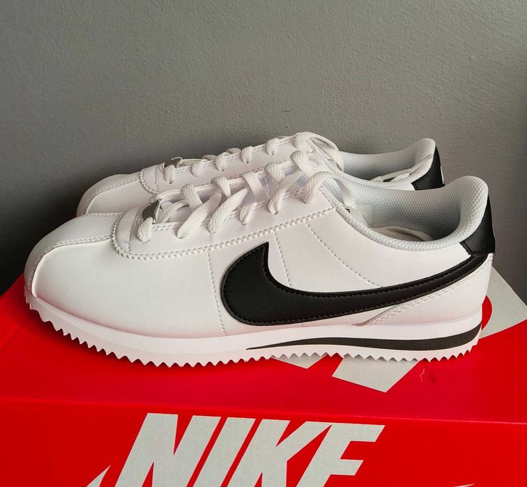 Nike Cortez white black biało czarne - r. 39