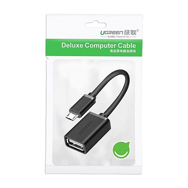 Ugreen kabel adapter przejściówka OTG USB (żeński) - micro USB (męski)