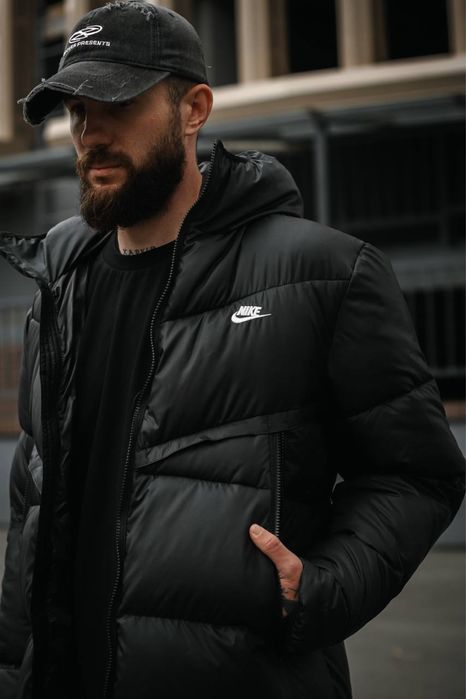Пуховик Nike Storm-Fit Primaloft/ зимня чоловіча куртка найк шторм фіт