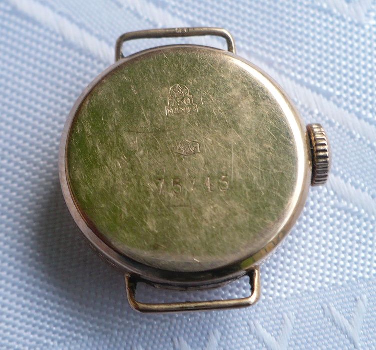 stary złoty zegarek "Slava" pr 750, 18k
