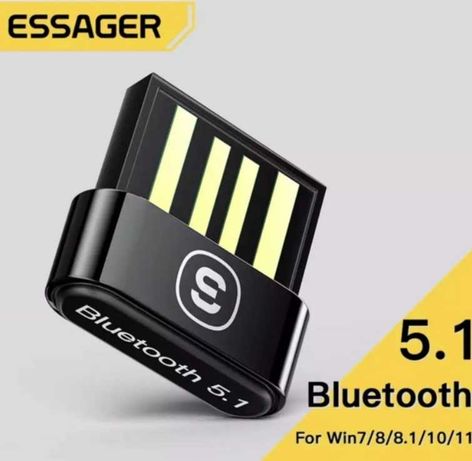 Bluetooth адаптер 5.1 для ПК НОВИНКА 2022 Ноутбука USB Bluetooth