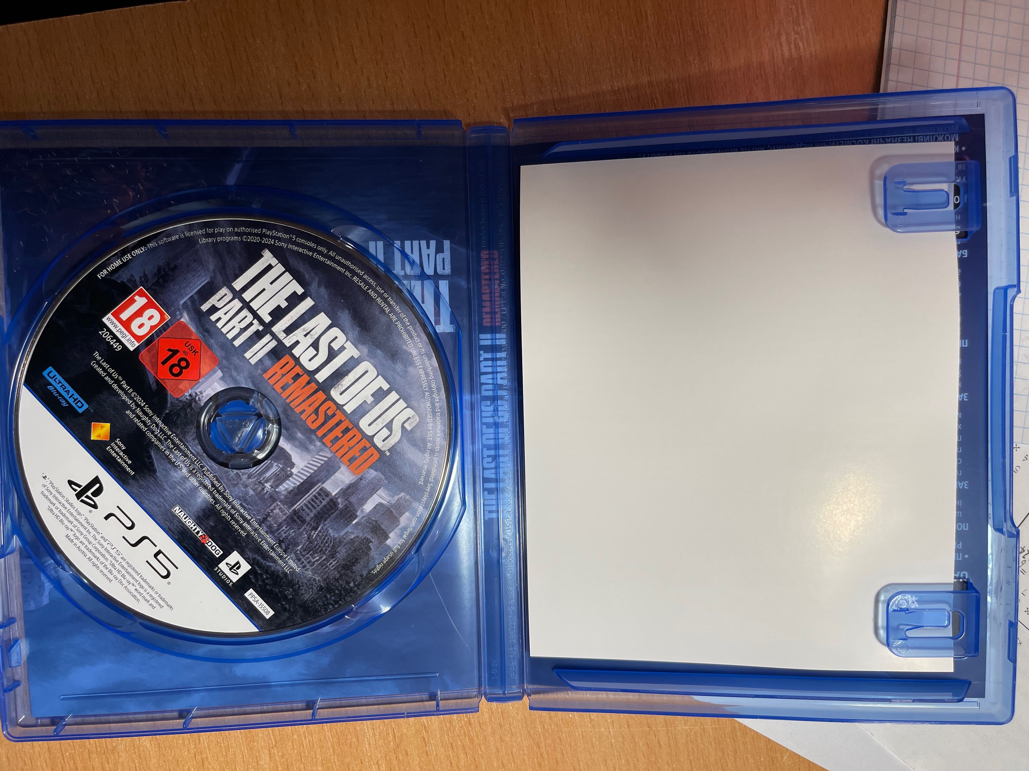 Диск The Last of Us Part II Remastered
