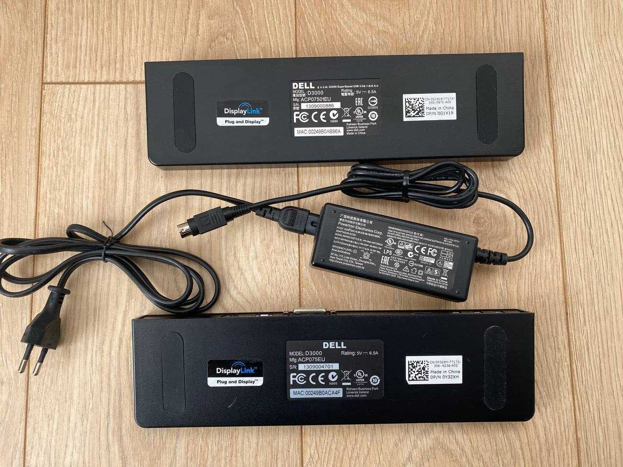 Док-станція Dell D3000 SuperSpeed Dock HDMI USB 3.0 З НІМЕЧЧИНИ