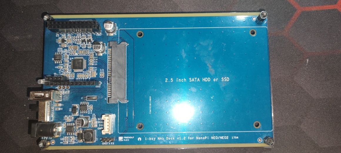 Nano Pi Neo + adapter HDD 2,5" + karta 16gb