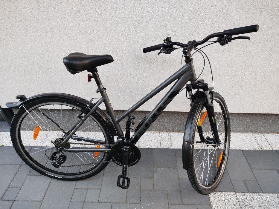 Rower damka trekking BULLS PULSAR CROSS STREET dynamo piasta 28" amor