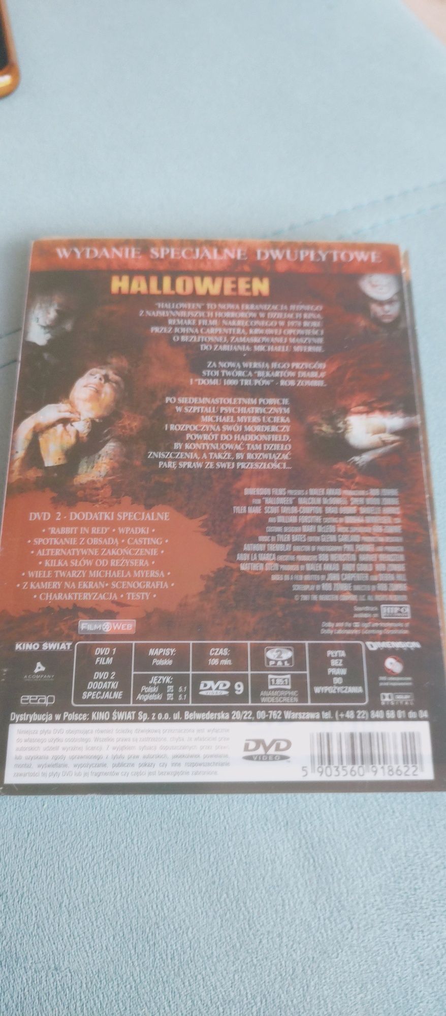 Dwa filmy dvd halloween 1
