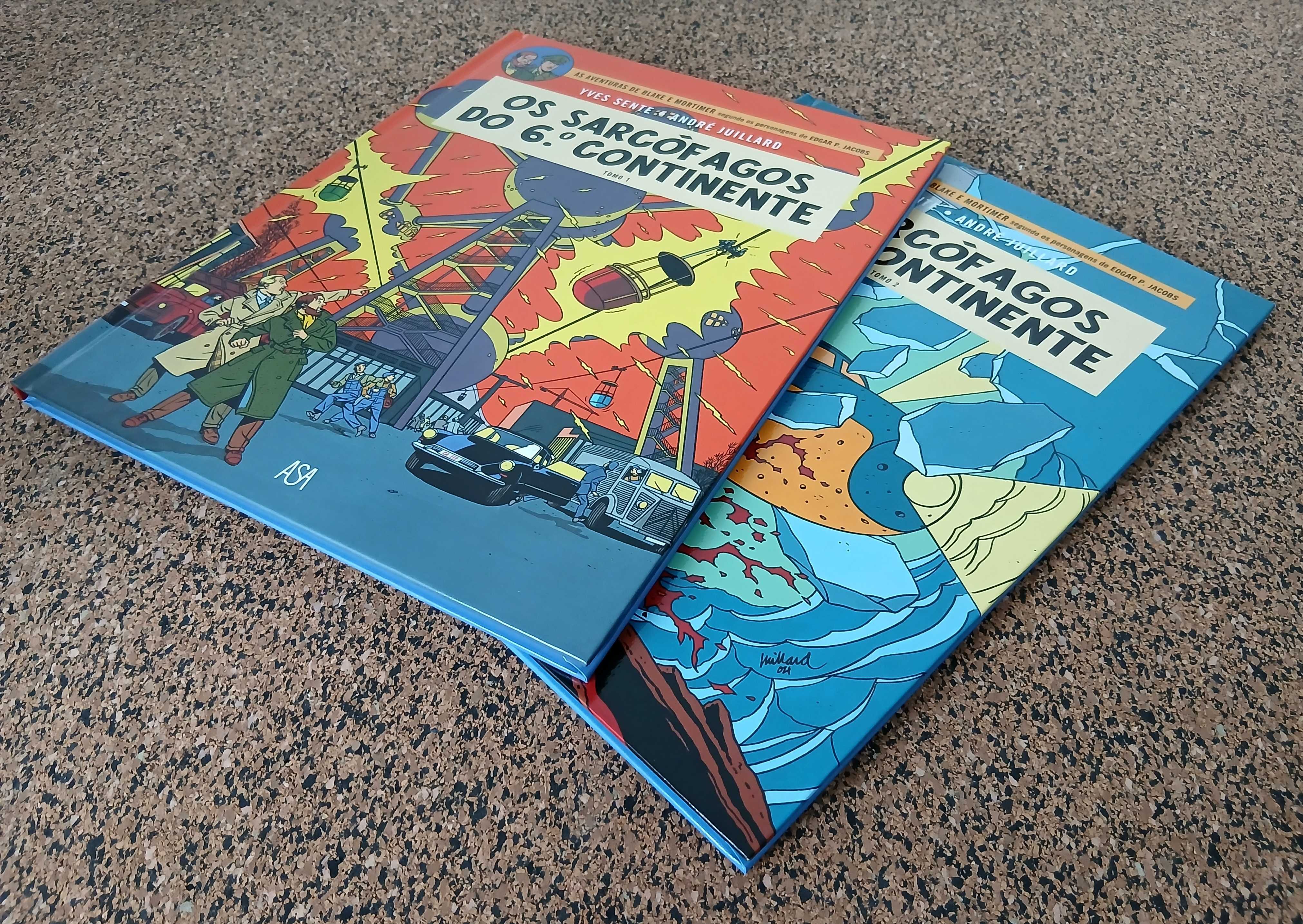 2 BDs - Os Sarcófagos do 6º Continente
(Blake e Mortimer N.º 16 e 17)