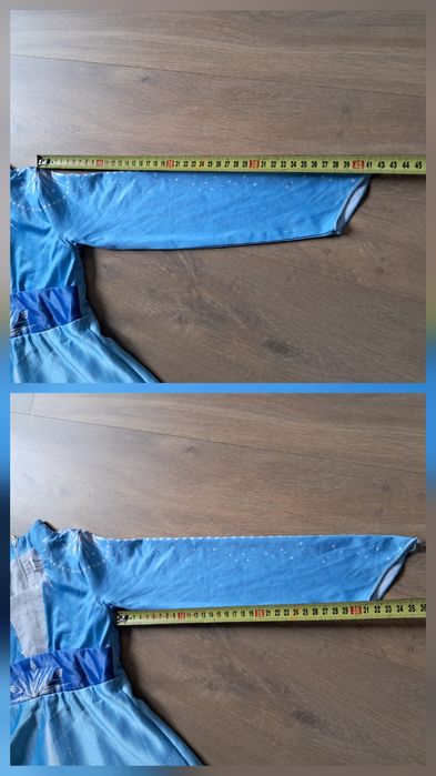 Elsa frozen kraina lodu sukienka strój przebranie 110-116