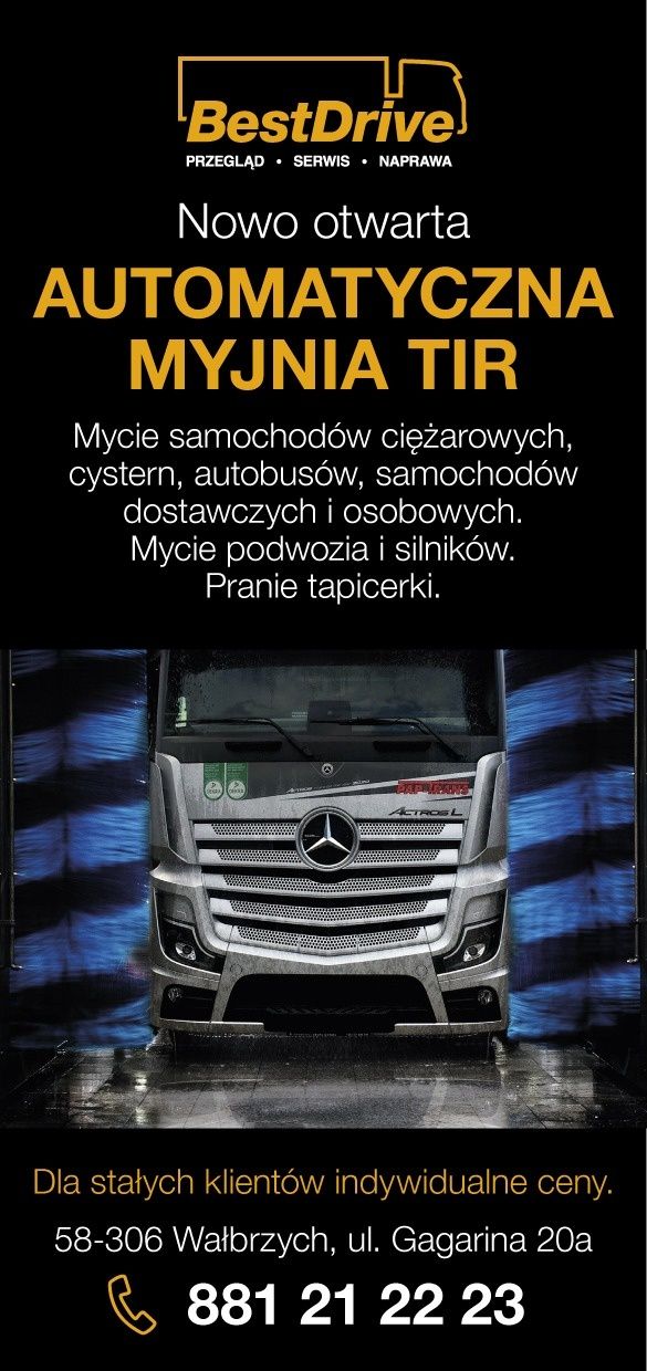 Auto myjnia Tir ,osobowe, dostawcze,.ciężarowe, cysterny, autokary,