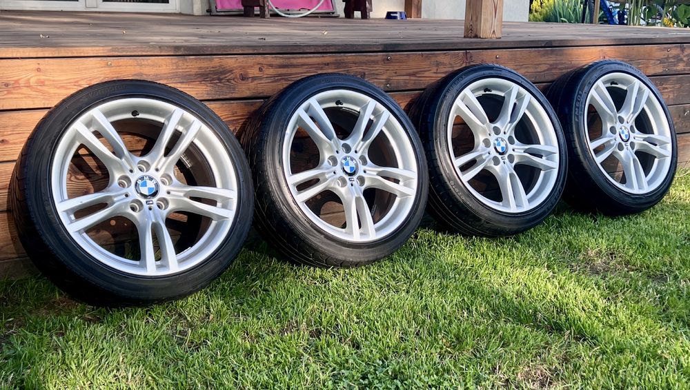 Bmw 18” kola opony felgi styling 400 m pakiet seria 3 f30 e90 wz
