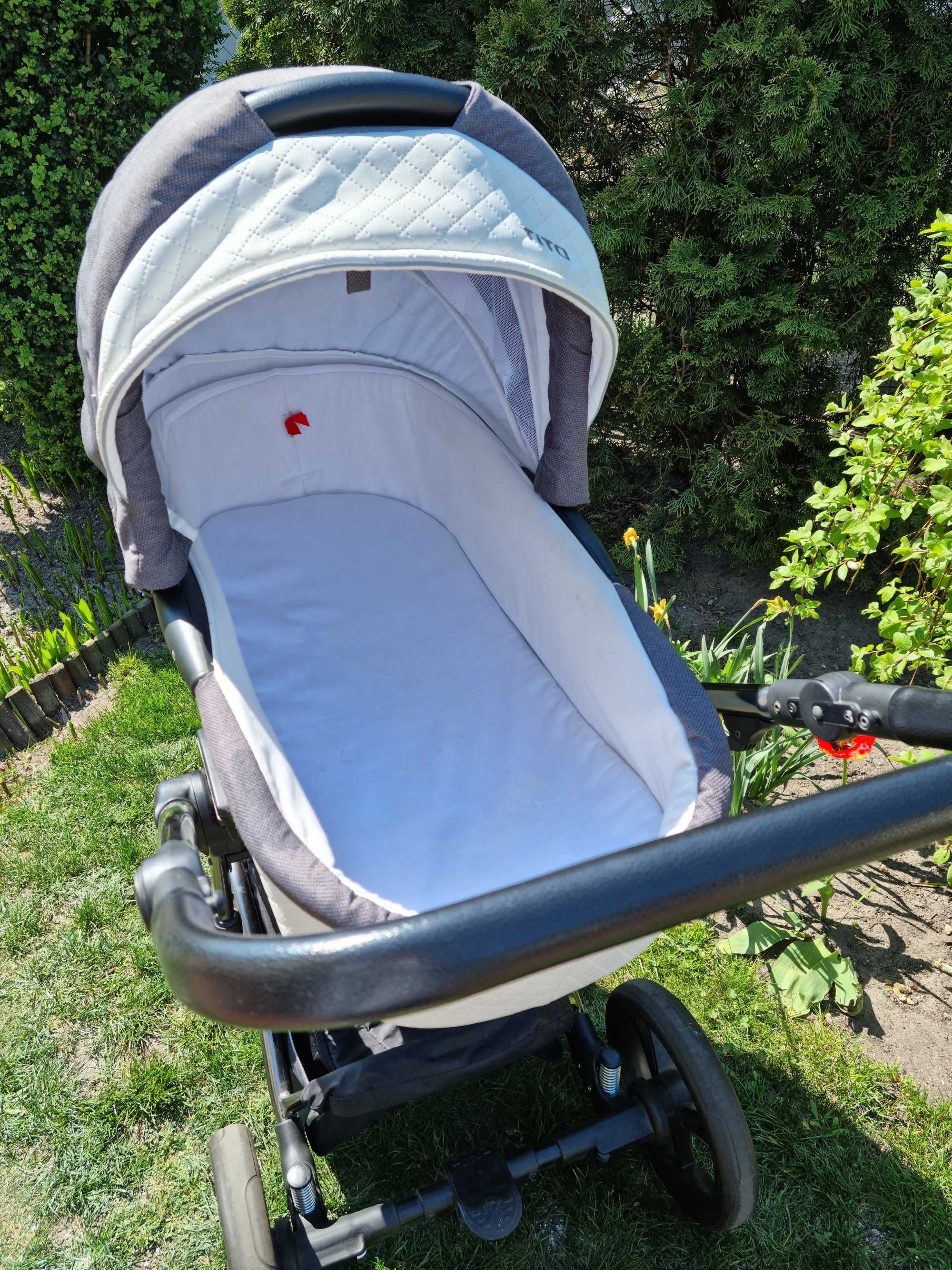 Wózek 2w1 Bebetto Tito Premium Class