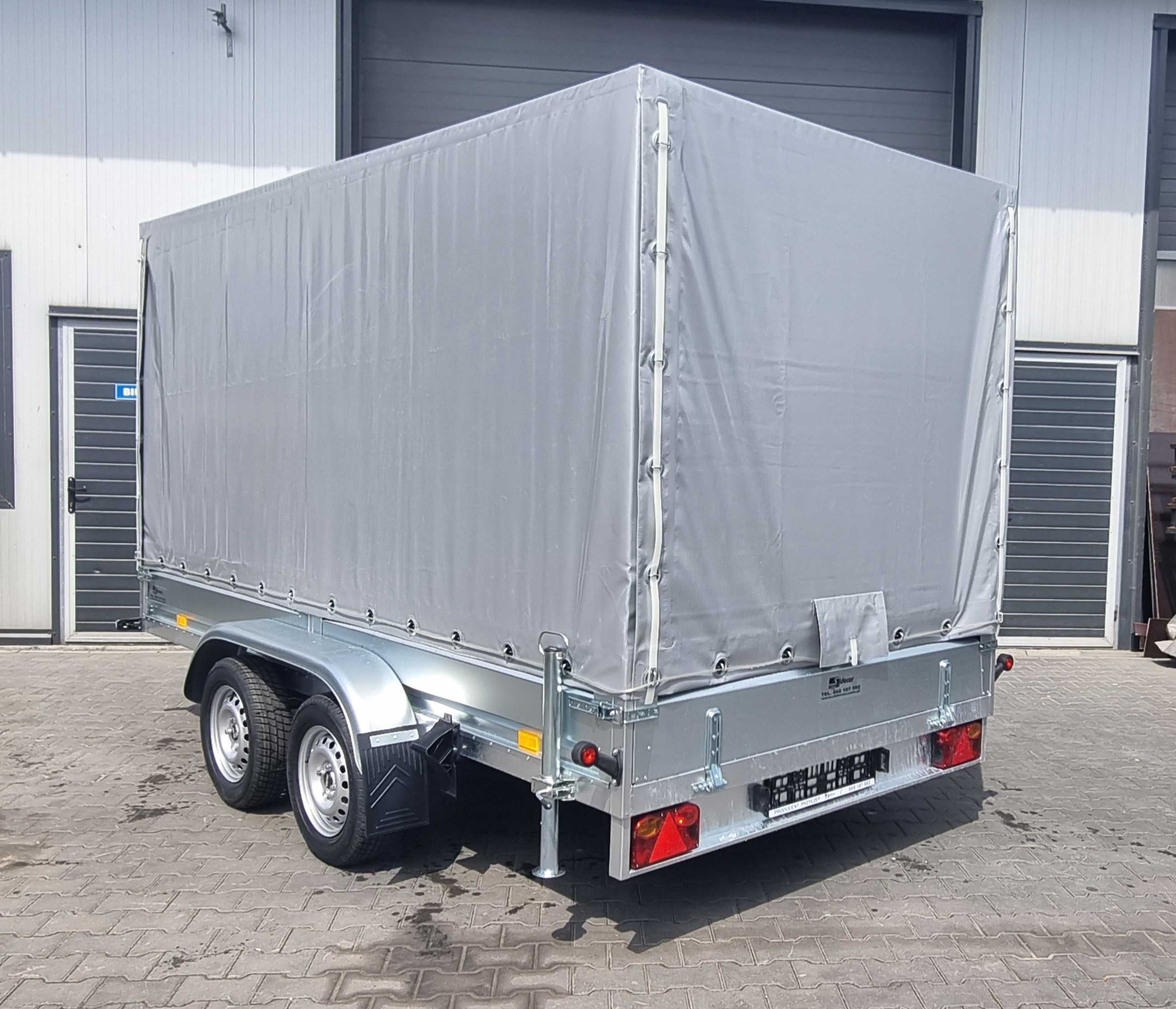 Przyczepka samochodowa SIDECAR 350x176 750 kg Producent - TRANSPORT