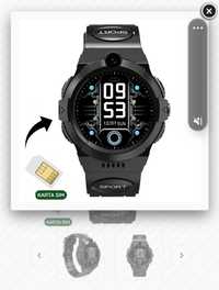 Smartwatch dla dziecka SIM GPS WIDEO ROZMOWY CZARNY PACIFIC 31-01