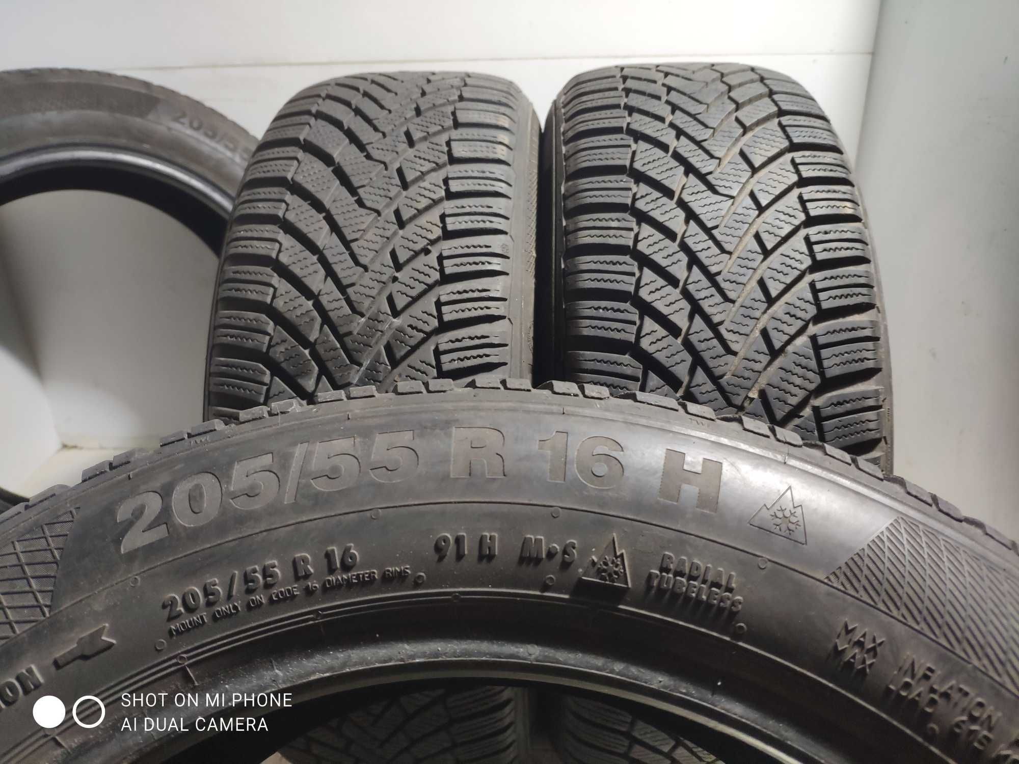 Opona Opony 205/55R16 CONTINENTAL zimowe komplet 4szt 2szt zima