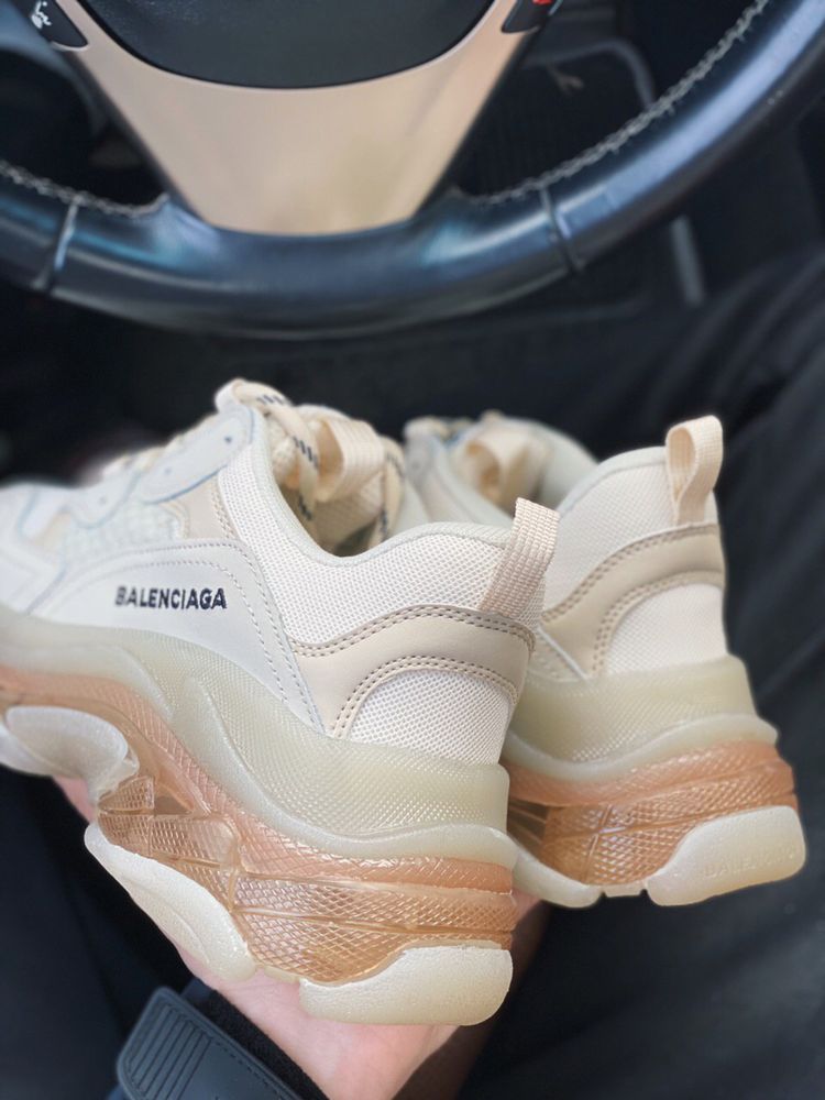 Buty Balenciaga Triple S Gold Sole 36-42 damskie trampki sneakersy