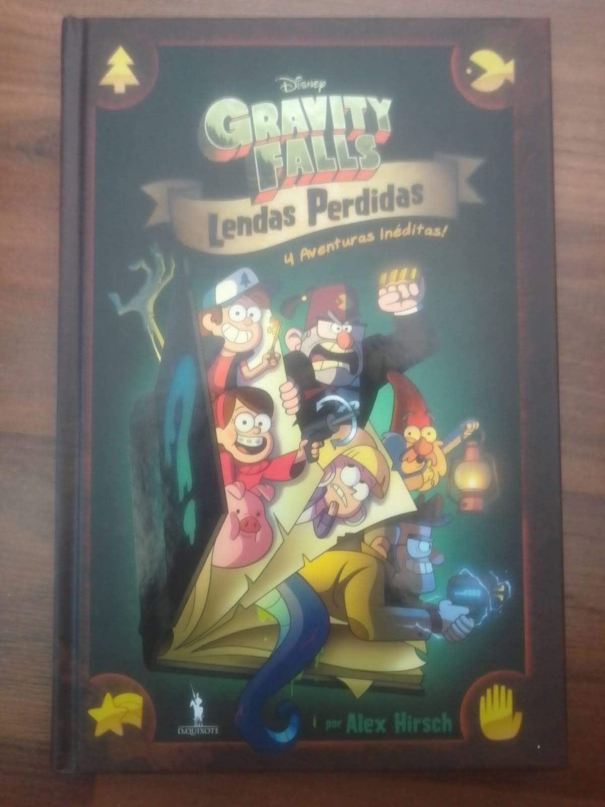 Livros coleção Gravity Falls Lendas Perdidas