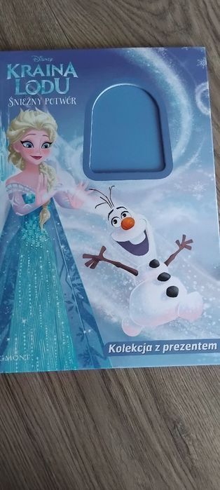 Kraina lodu frozen śnieżny potwór książka