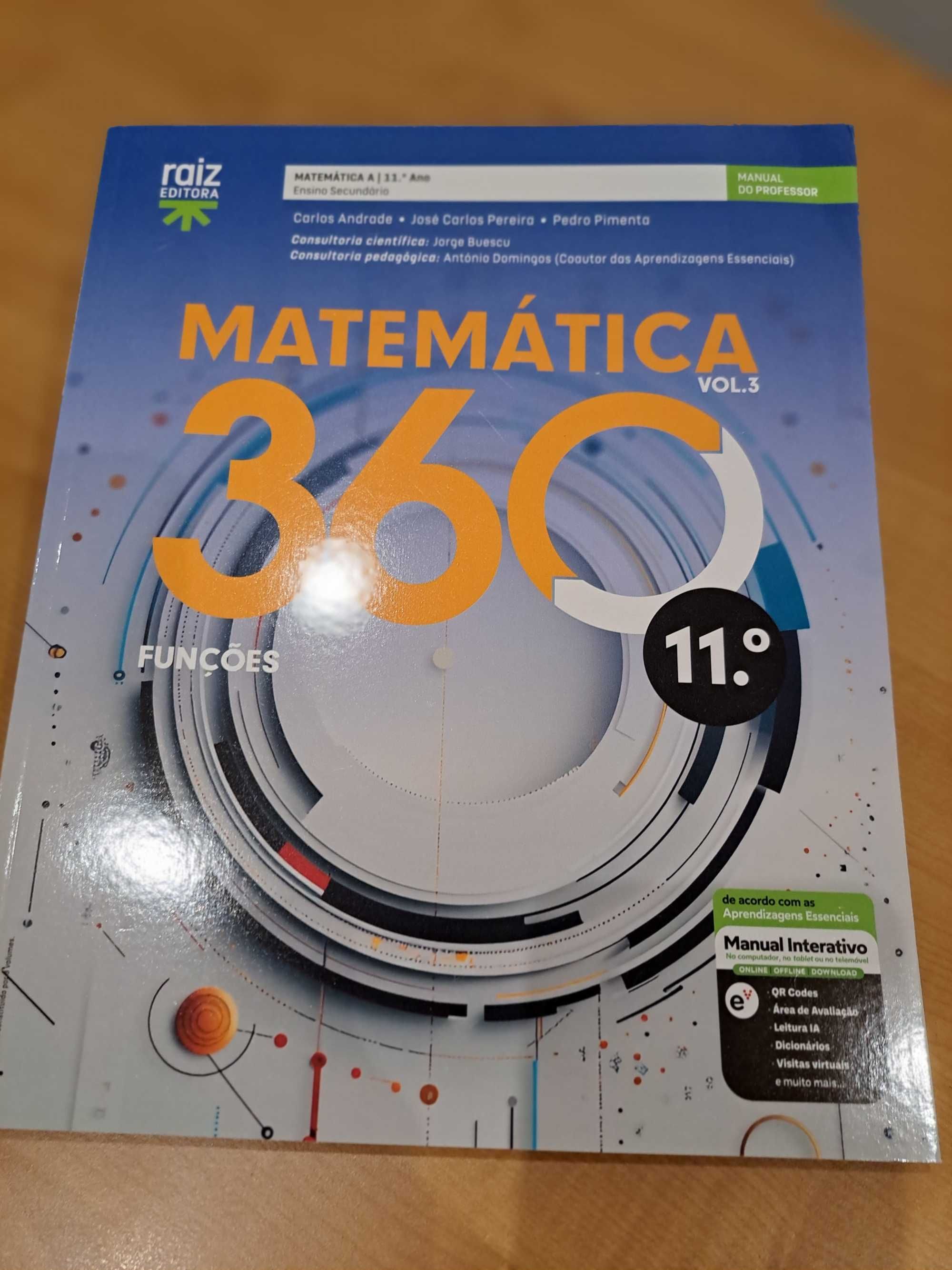 Manual Matemática 360 - 11 Ano