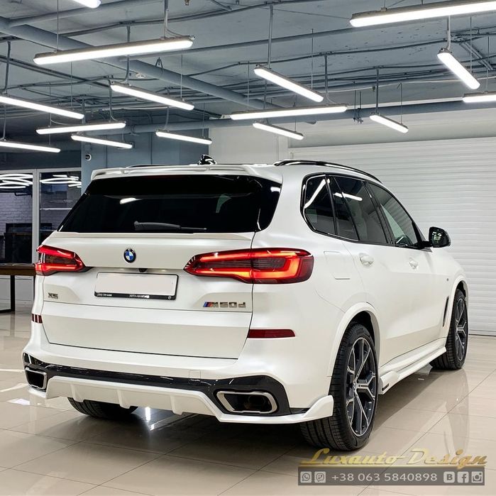 Обвес для BMW X5 G05 губа юбка спойлер тюнинг накладки парадигм бампер