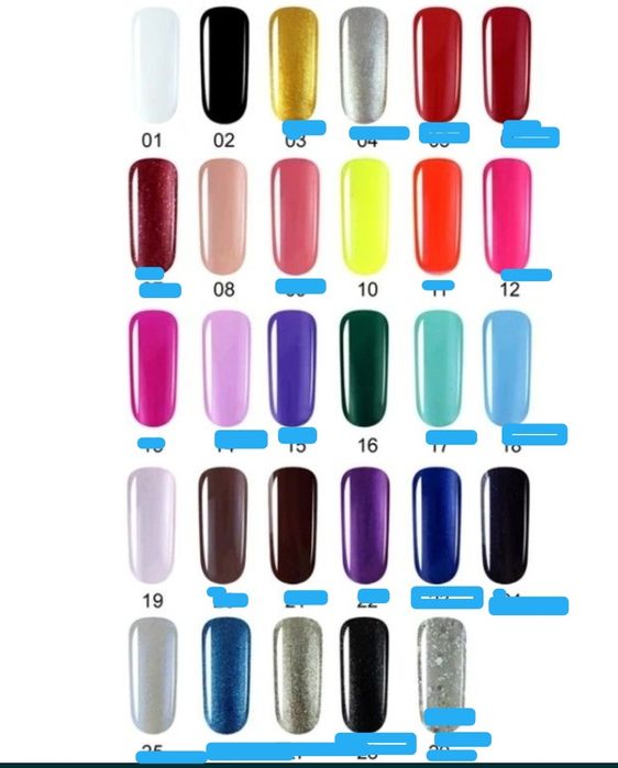 Vernizes de gel qualidade top, sem TPO , desde