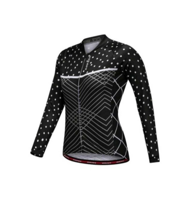 Женская вело джерси с длинными рукавами велокофта вело одежда M L