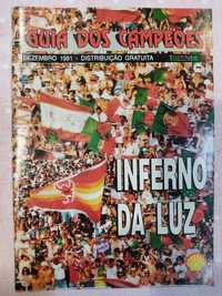 Guia dos campeões Benfica dezembro 1991